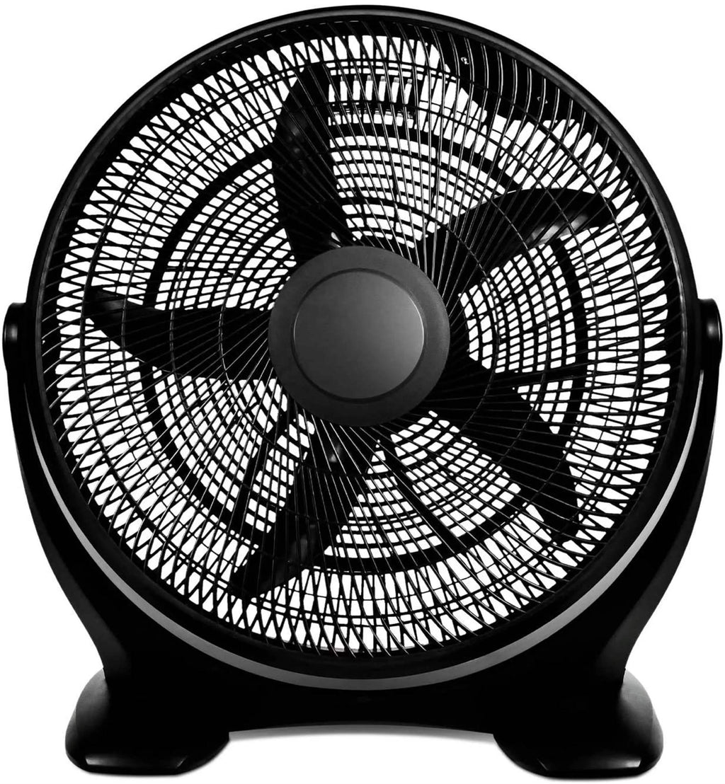 14 Inch 3-Speed Plastic Floor Fan, Black L933