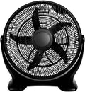14 Inch 3-Speed Plastic Floor Fan, Black L933