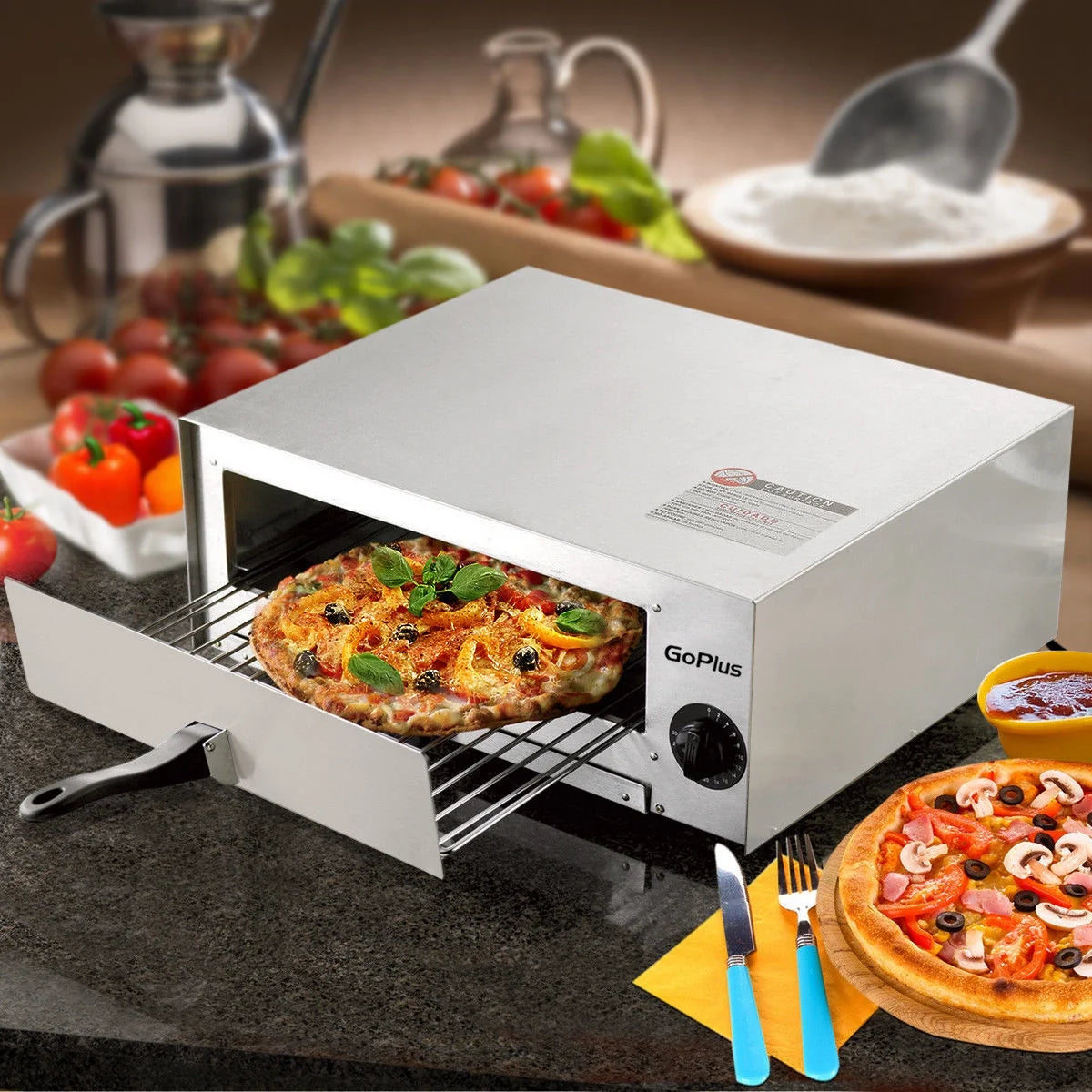 Commercial Stainless Steel Counter Top Pizza Oven A312