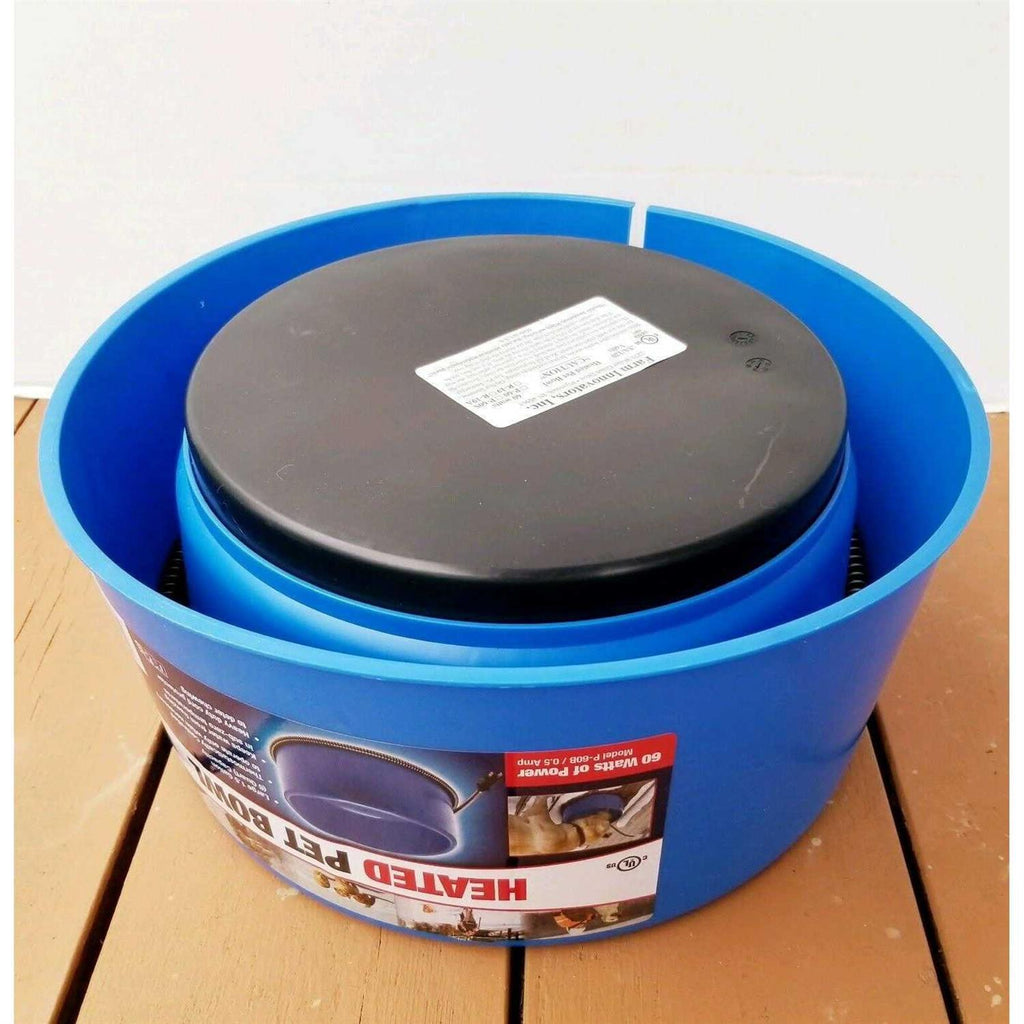 6 Qt. Round Heated Plastic Pet Bowl N154