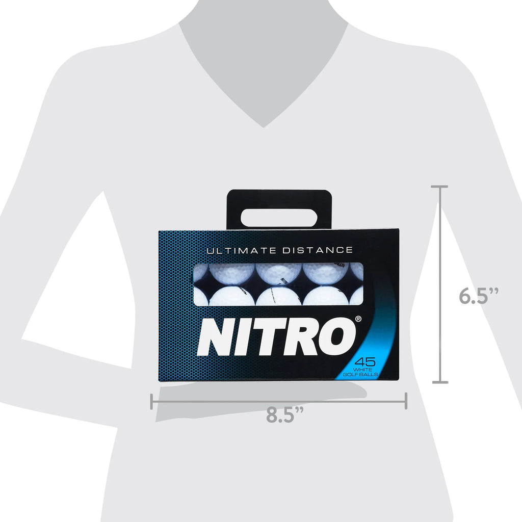 White 45 Pack Golf Balls W3586