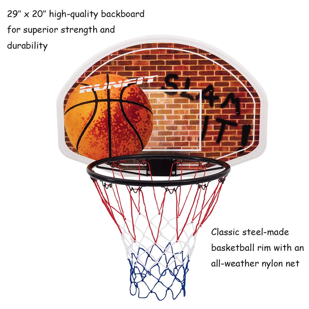 Wall Mounted Basketball Hoop and Rim M9199
