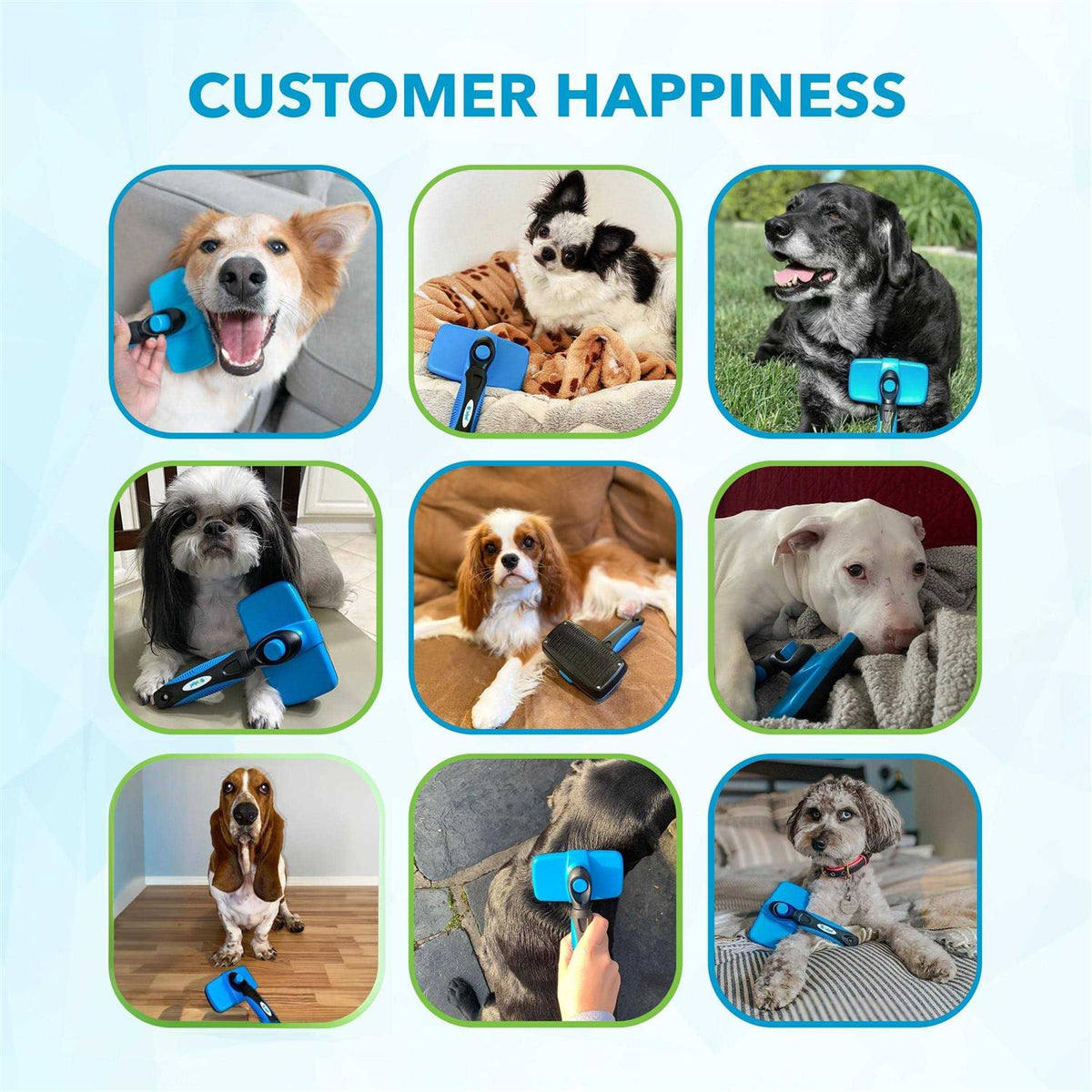 Dog Self Cleaning Slicker Brush U12565