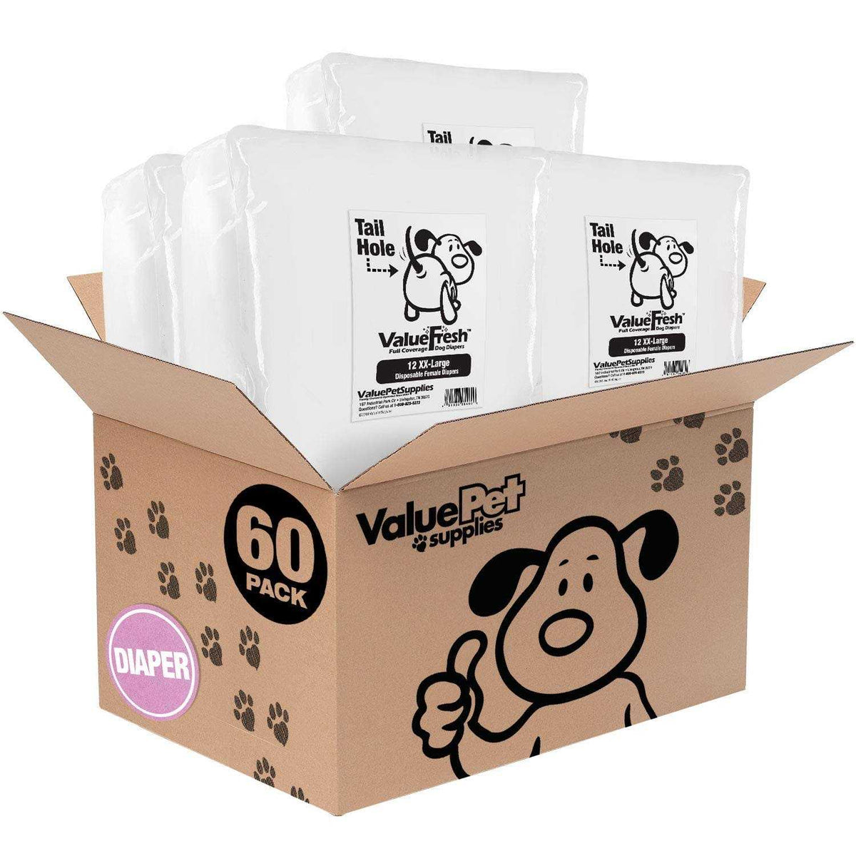 Female Dog Disposable Diapers B120621