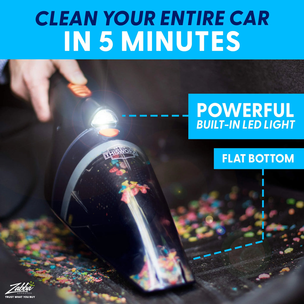 Portable Car Vacuum Cleaner 110W 12v Black K27589