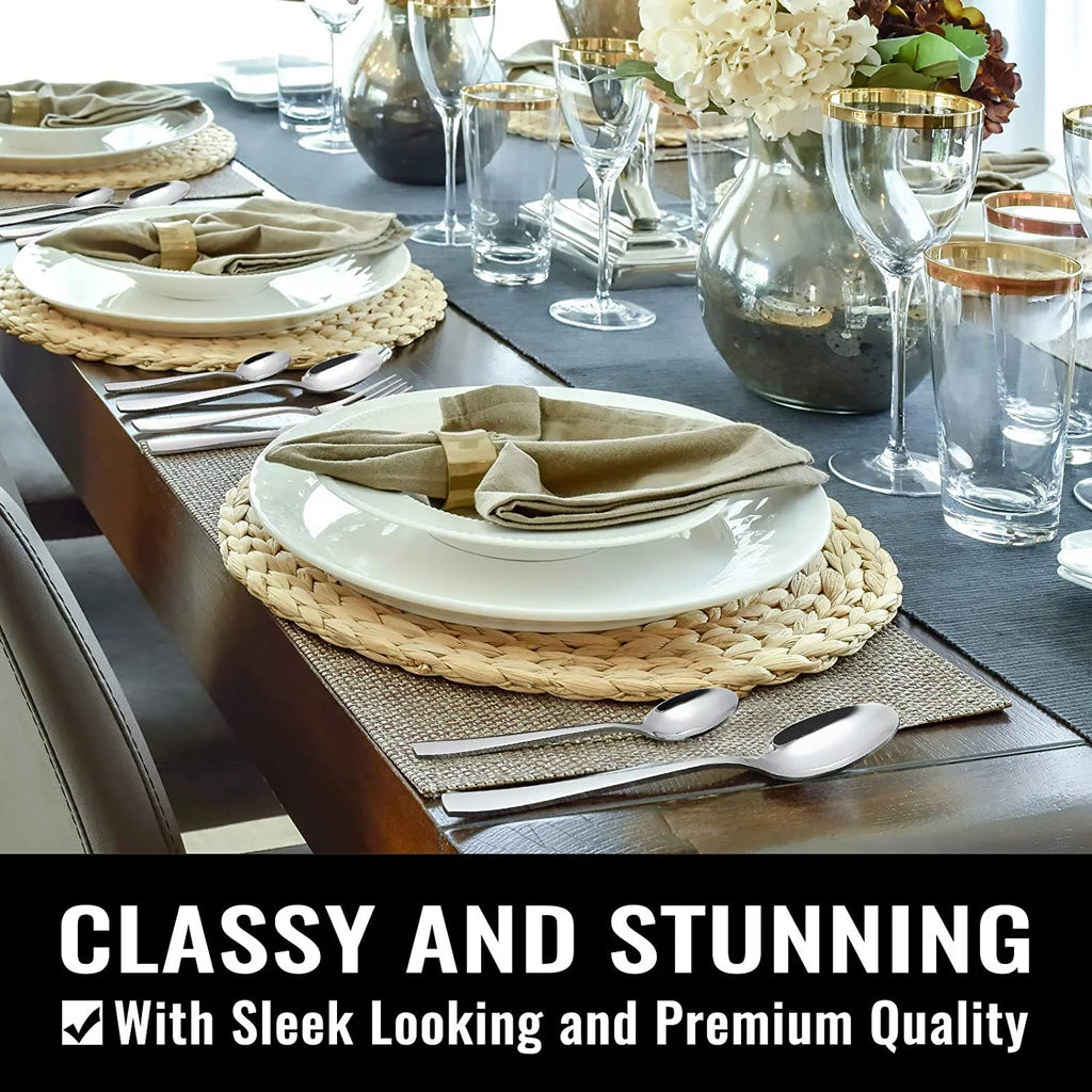 49-Piece Stainless Steel Silverware Set with Organizer H52772