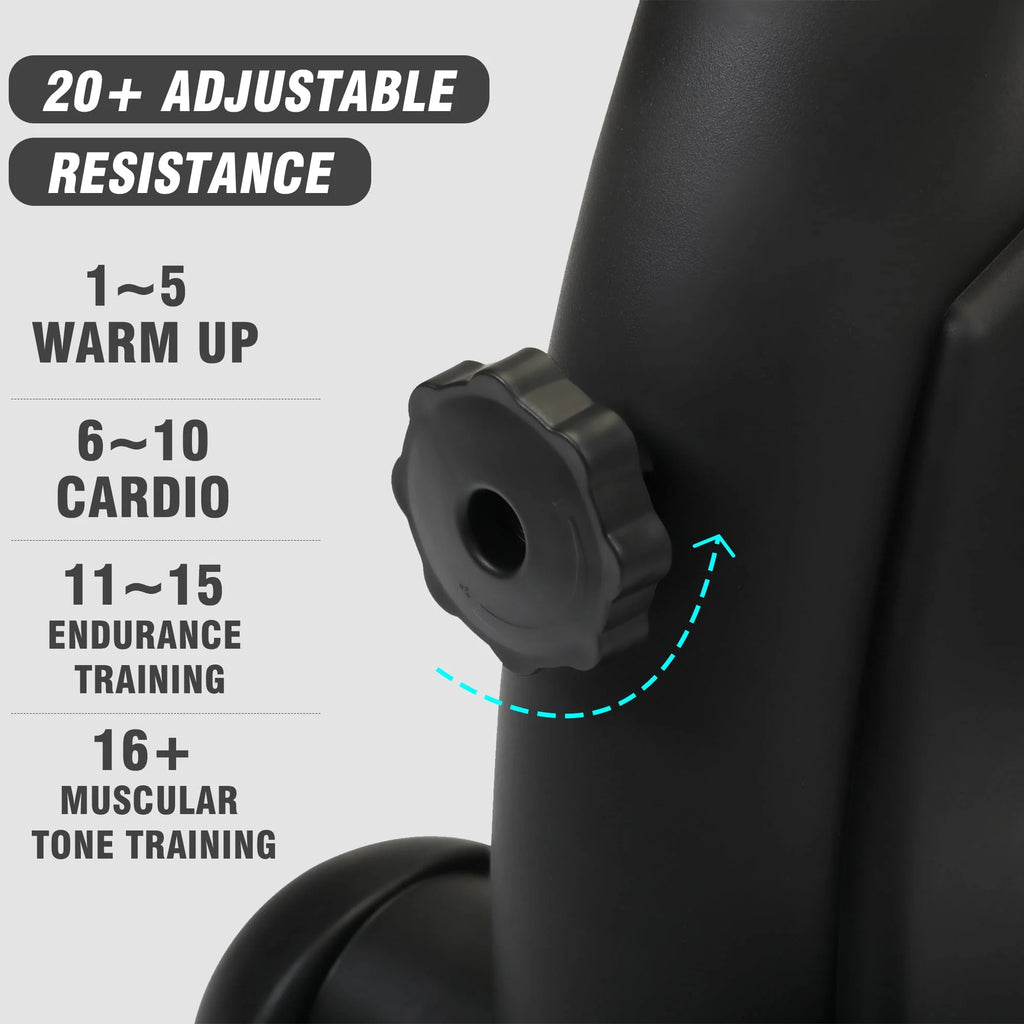 Mini Under Desk Pedal Exercise Bike with LCD Display, Black D76279