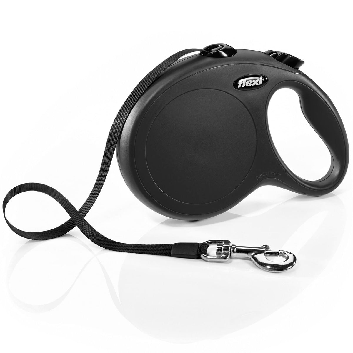 Black Large 26 ft Retractable Tape Leash W84844