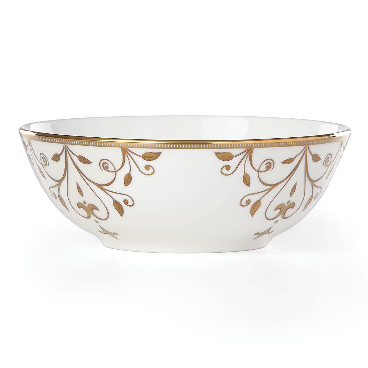 Opal Innocence Scroll Gold Place Setting Bowl E159