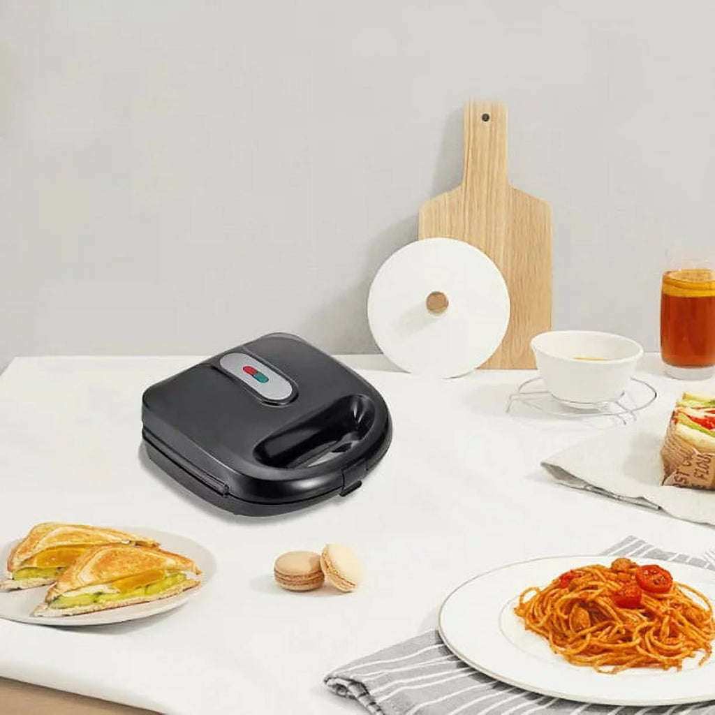 6-in-1 Non-Stick Waffle Maker Panini Press Sandwich Maker U887402