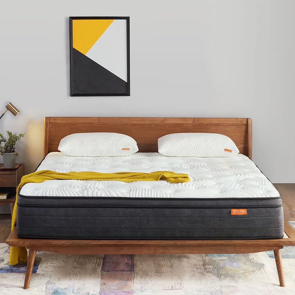 10 Gel Memory Foam Hybrid Mattress Queen Size Z399452