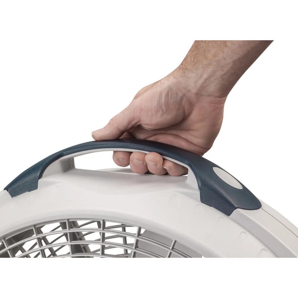 20 Pivoting Air Circulator Floor Fan, 3 Speeds, Gray V20795