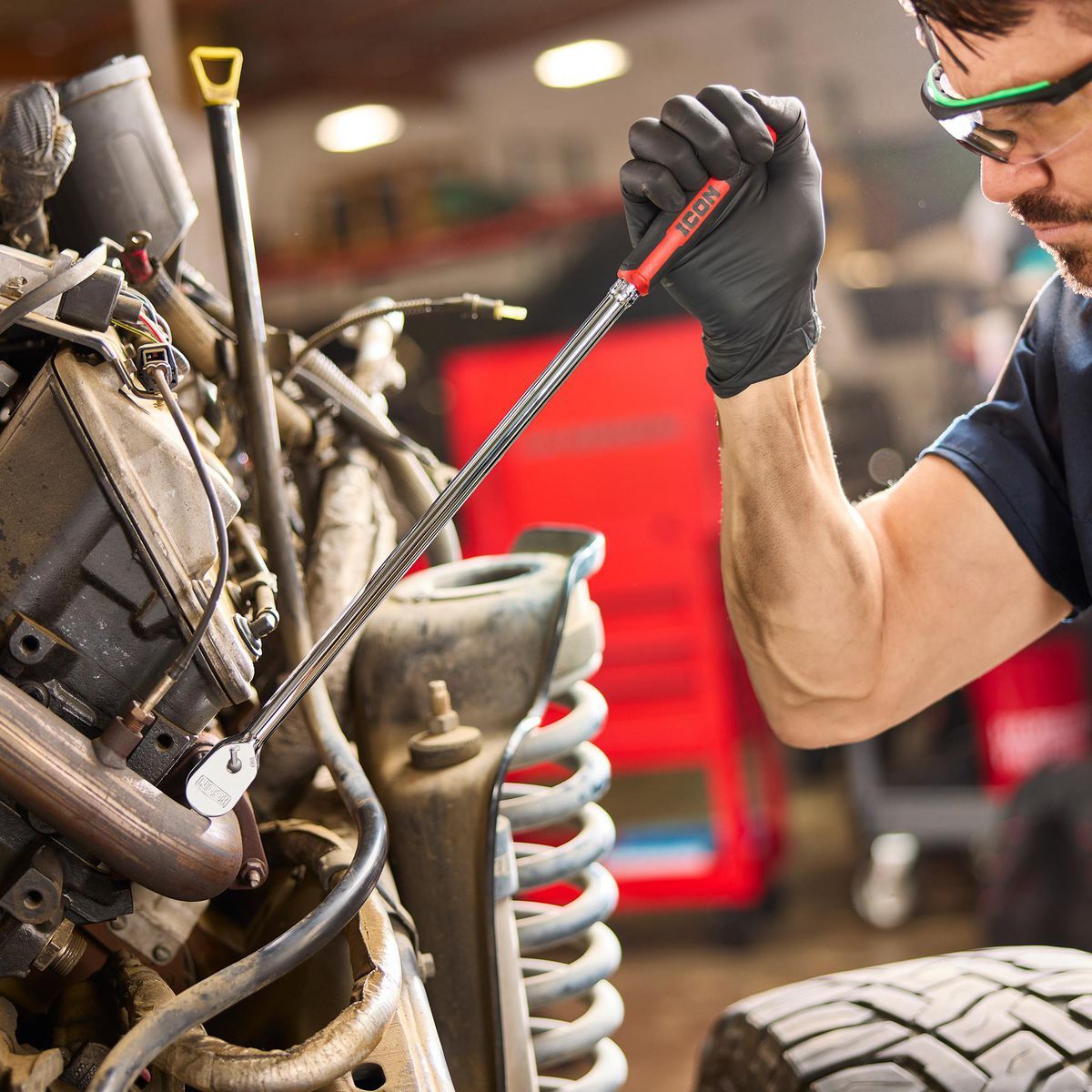 3/8 in. Drive 20 in. Extra-Long Ratchet with Comfort Grip K797