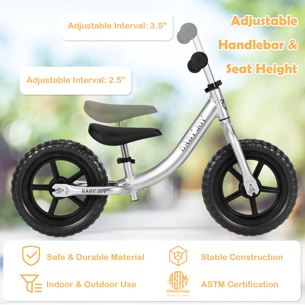 Aluminum Adjustable No Pedal Balance Bike H261668