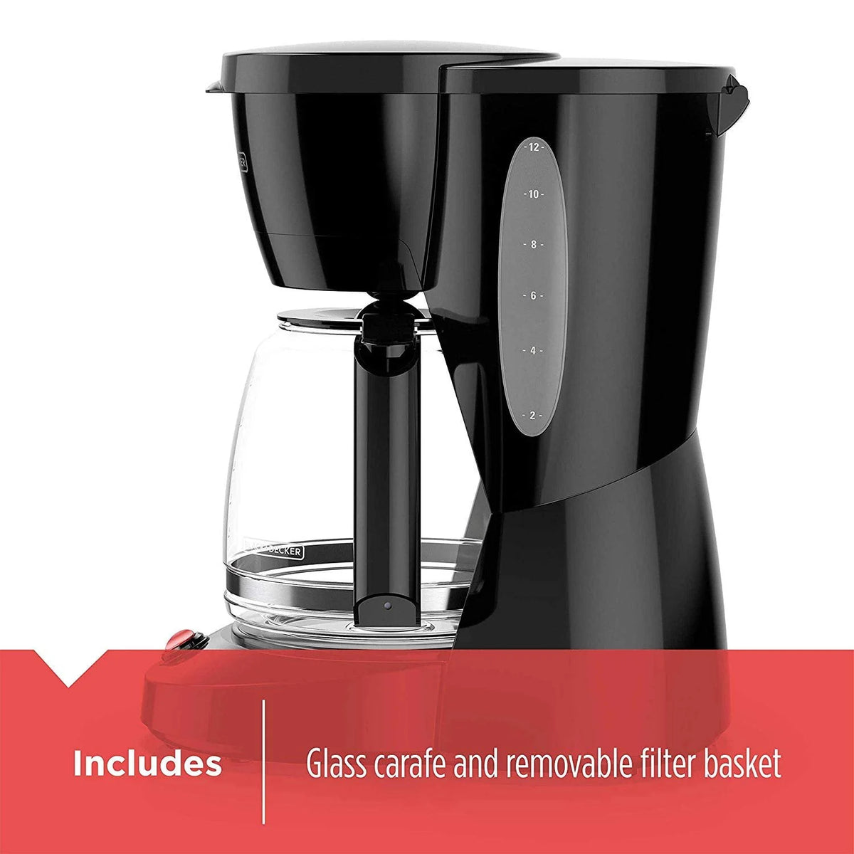 12-Cup Glass Carafe Coffee Maker M387721