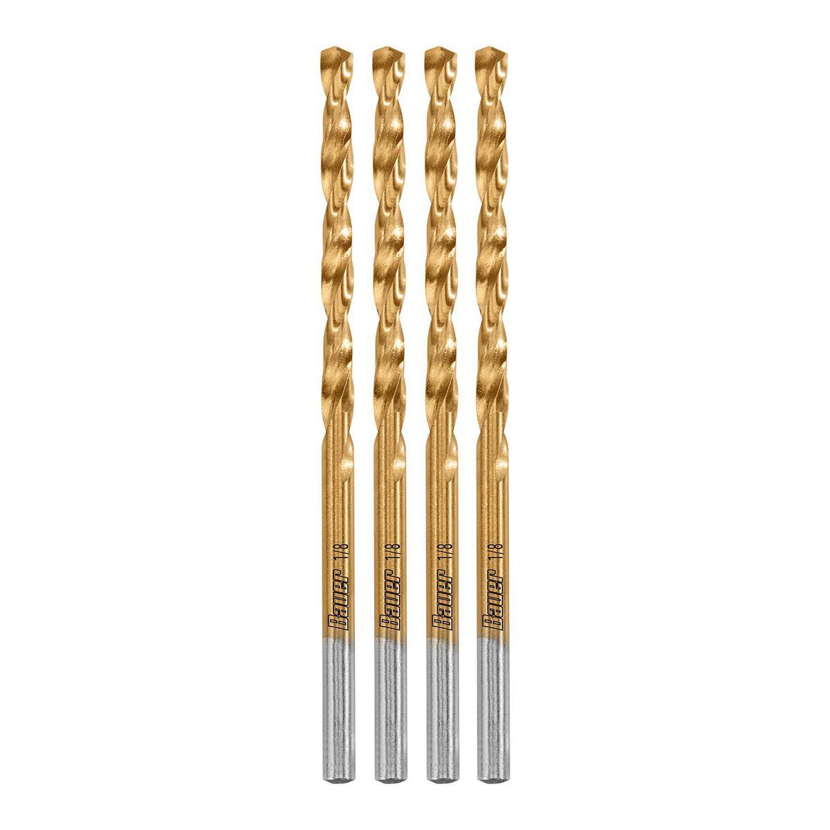 1/8 in. Titanium Drill Bit Set, 4 Piece S548476