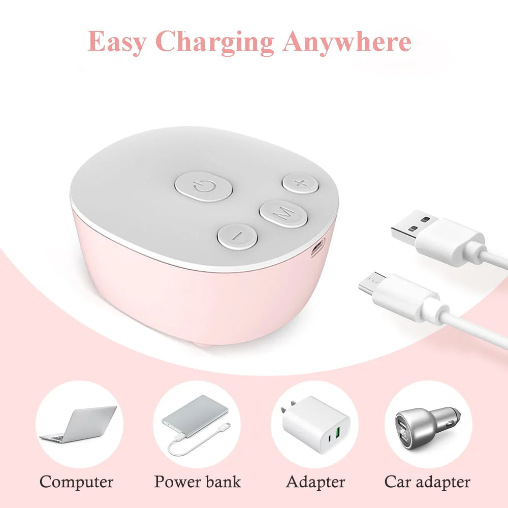Double Electric Breast Pump, Portable Anti-Backflow 3 Modes 9 Levels, Pink D358