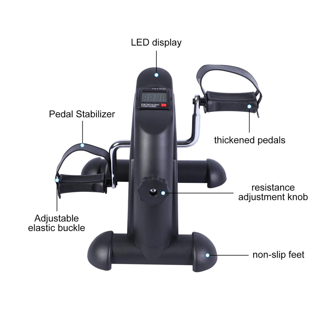 Mini Under Desk Pedal Exerciser with LCD Screen Y5335