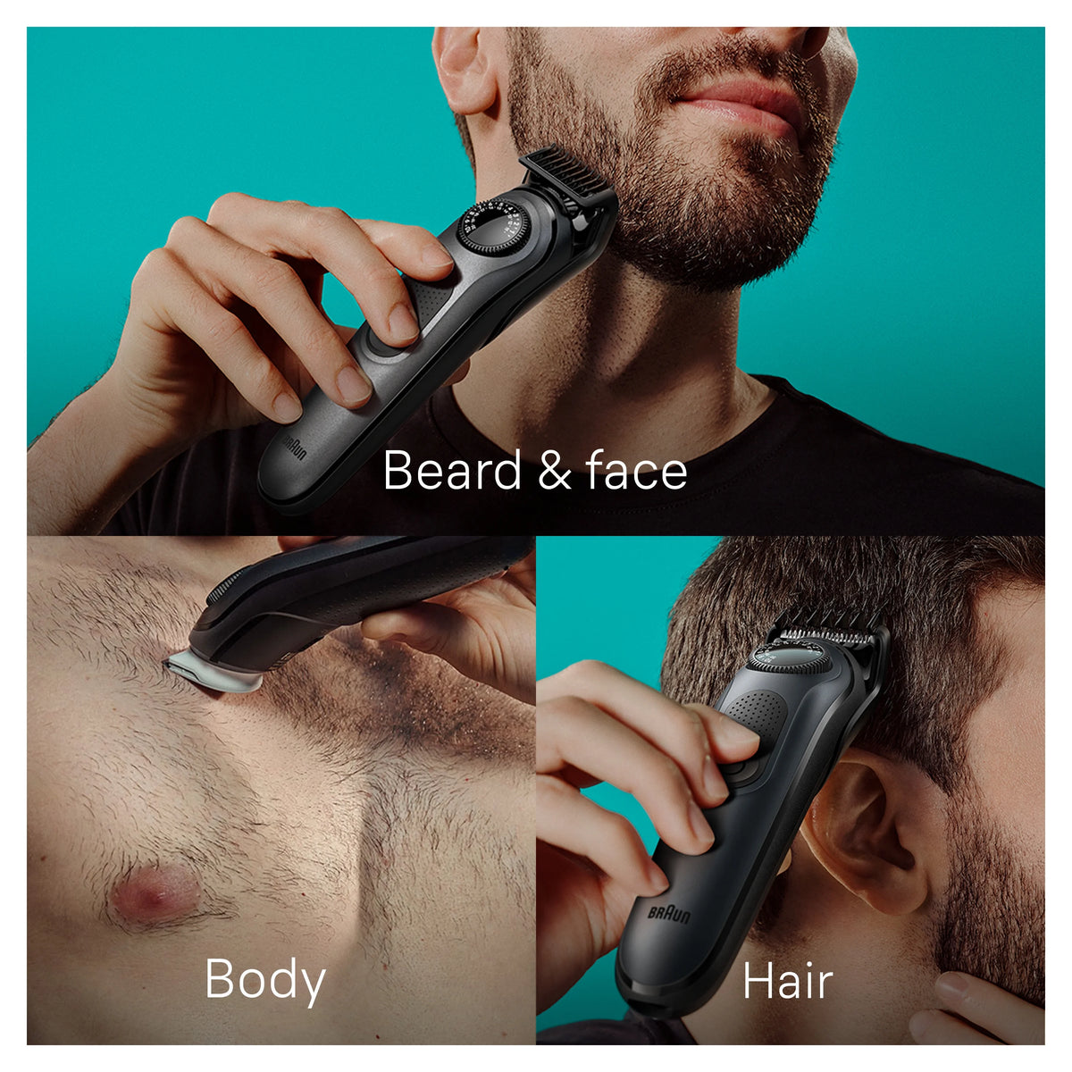 Black 8-in-1 Electric Trimmer Kit P66541