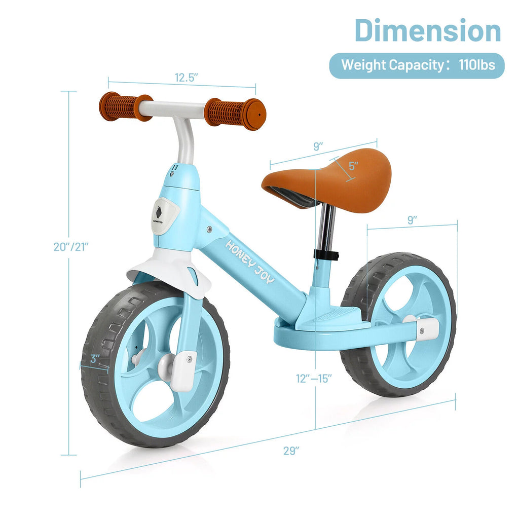 Blue No-Pedal Toddler Balance Bike S12252