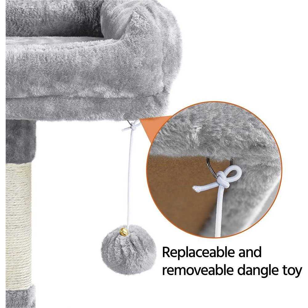 61.5-in Plush Cat Tree Condo N51302