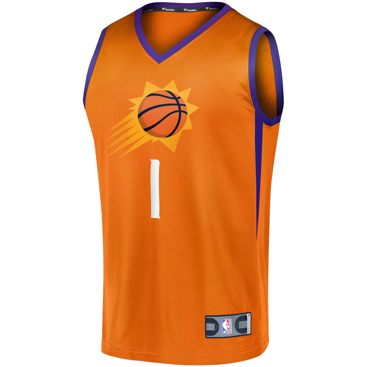 Orange Phoenix Suns Devin Booker Jersey L796