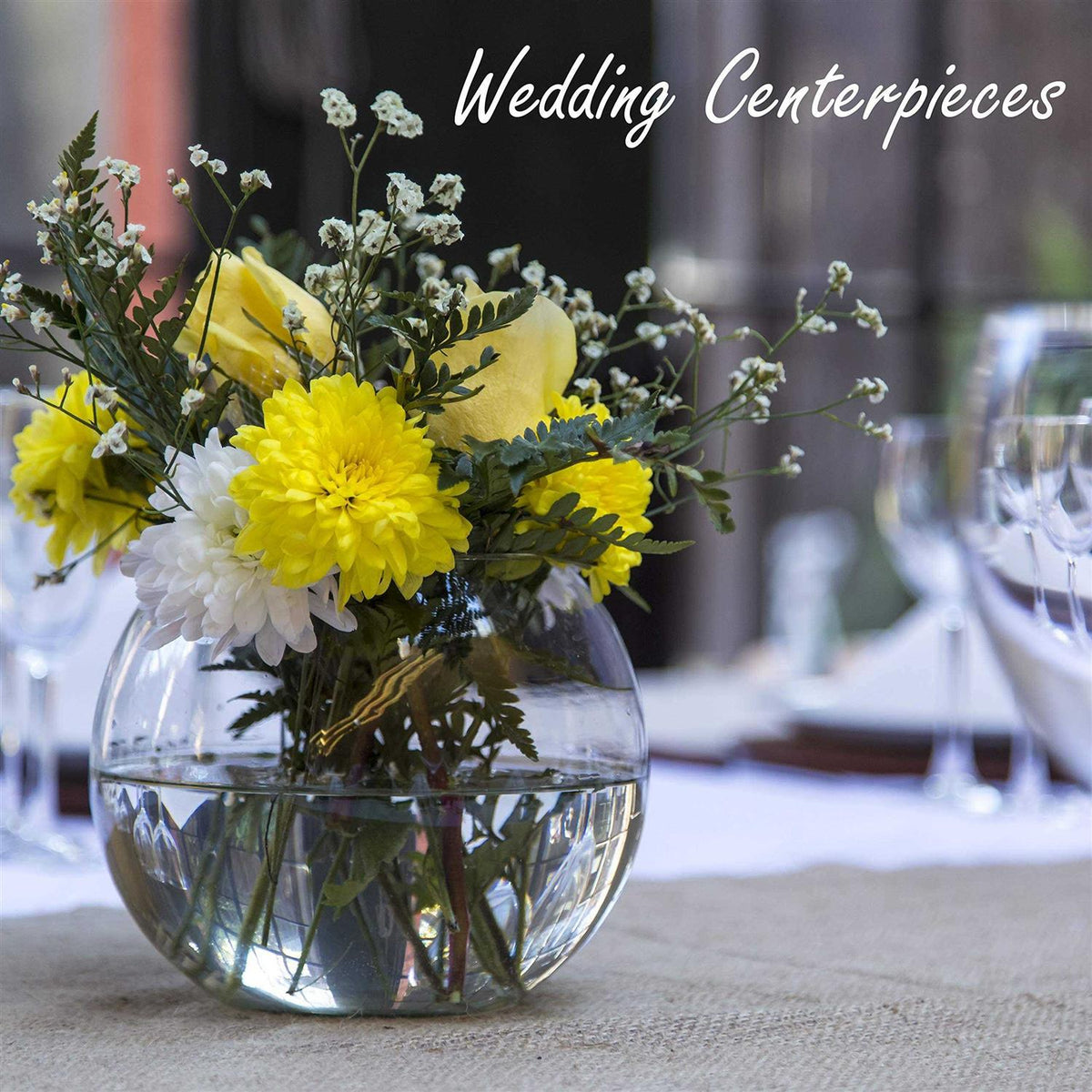 Glass Bubble Bowl Vase Z348