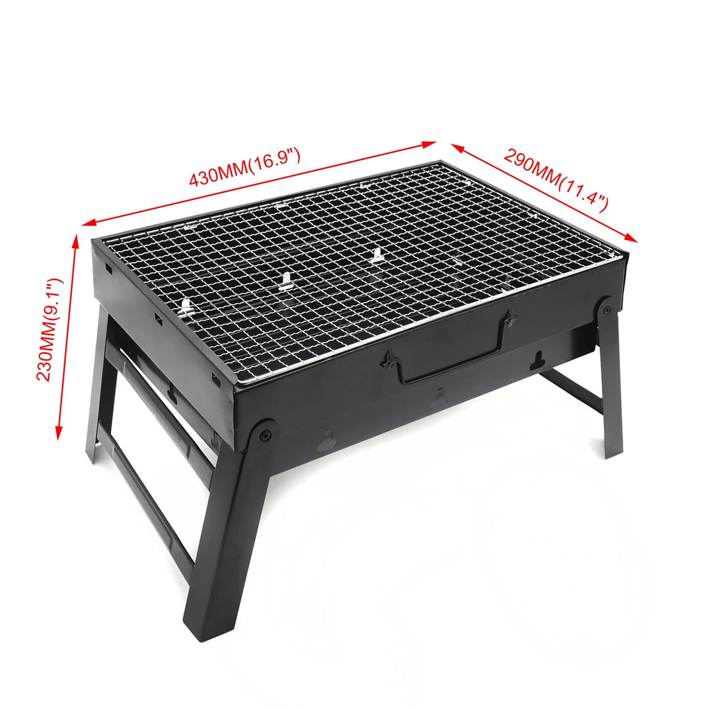 Large Folding Portable Charcoal BBQ Grill R9607