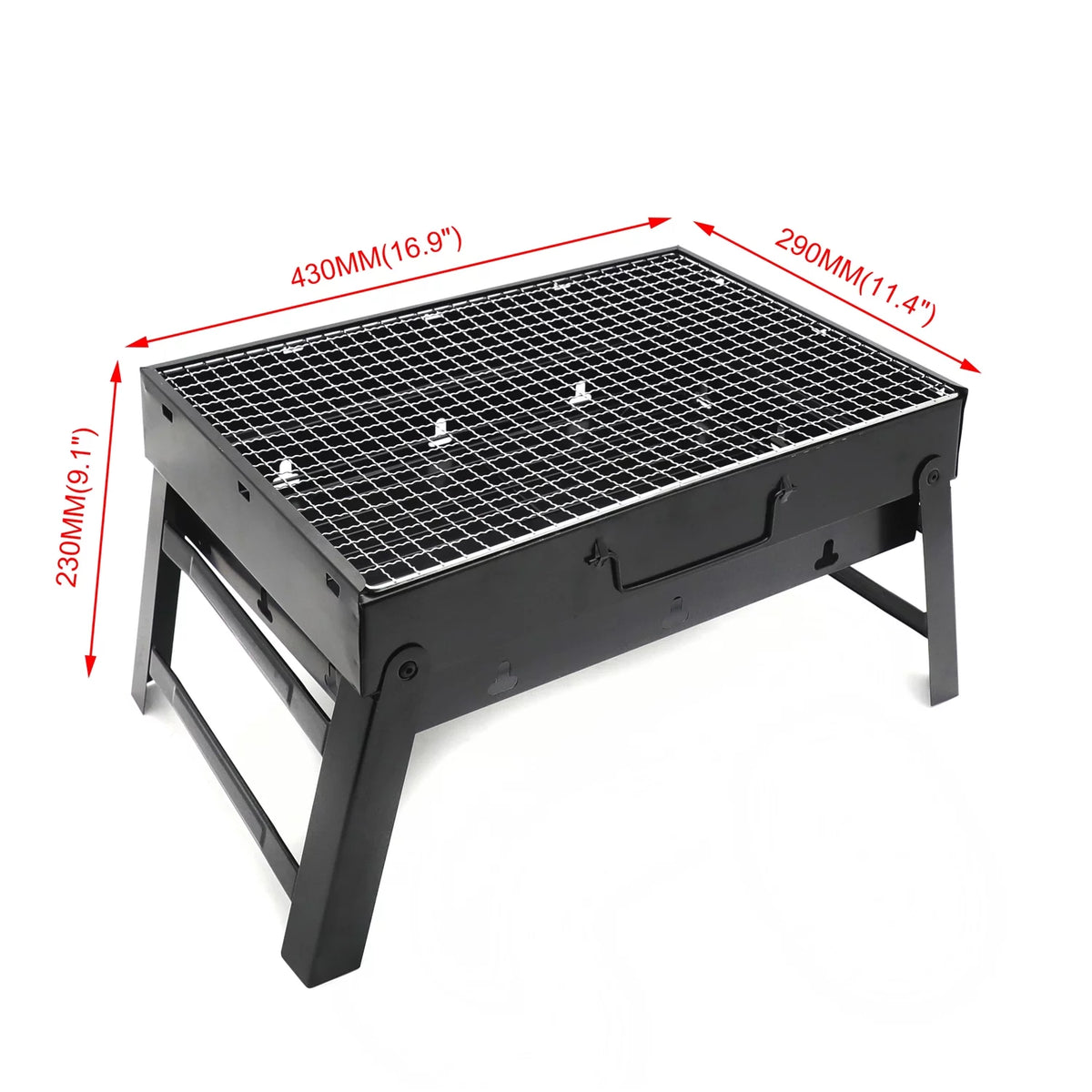 Large Folding Portable Charcoal BBQ Grill R9607
