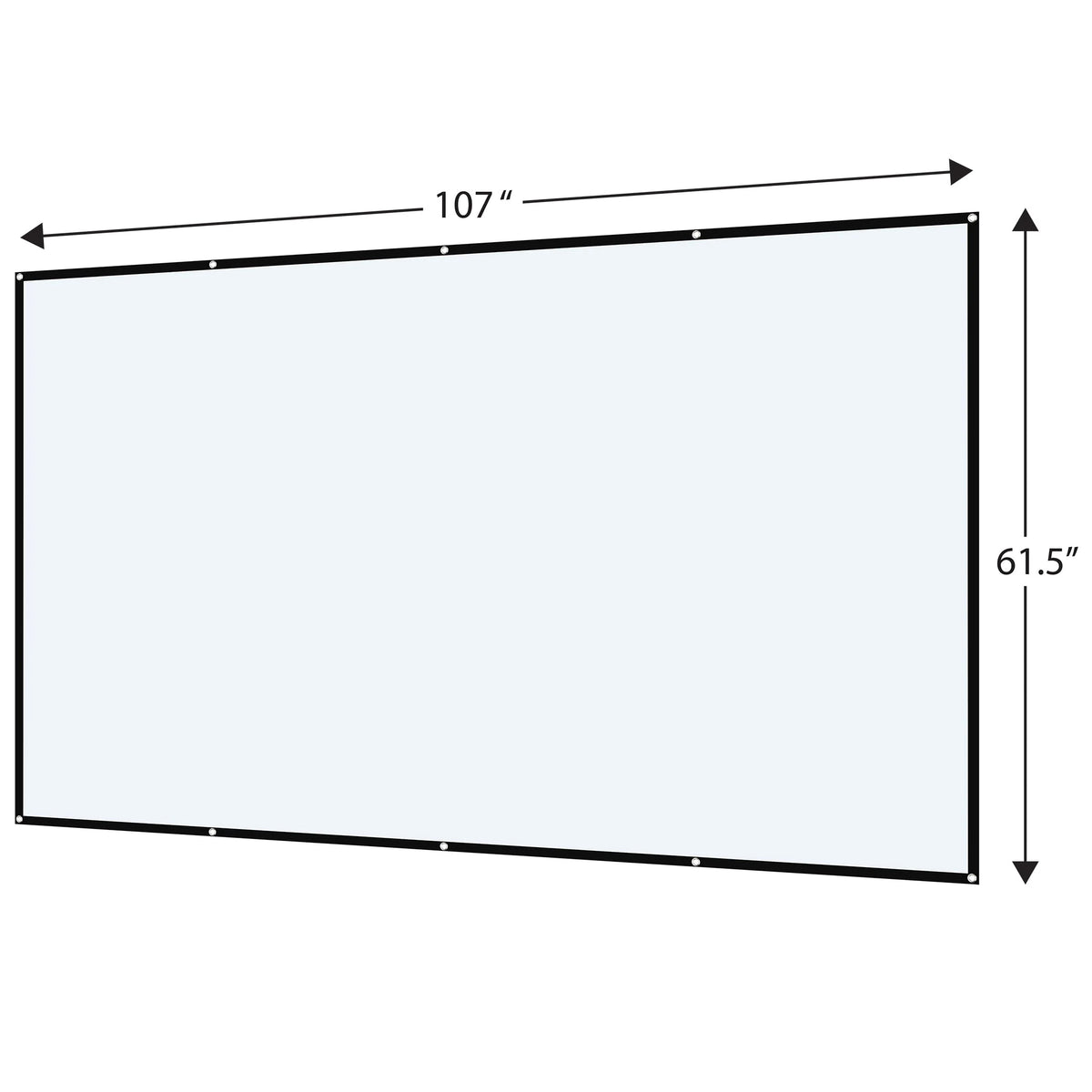 White Indoor/Outdoor Folding Projector Screen H3576