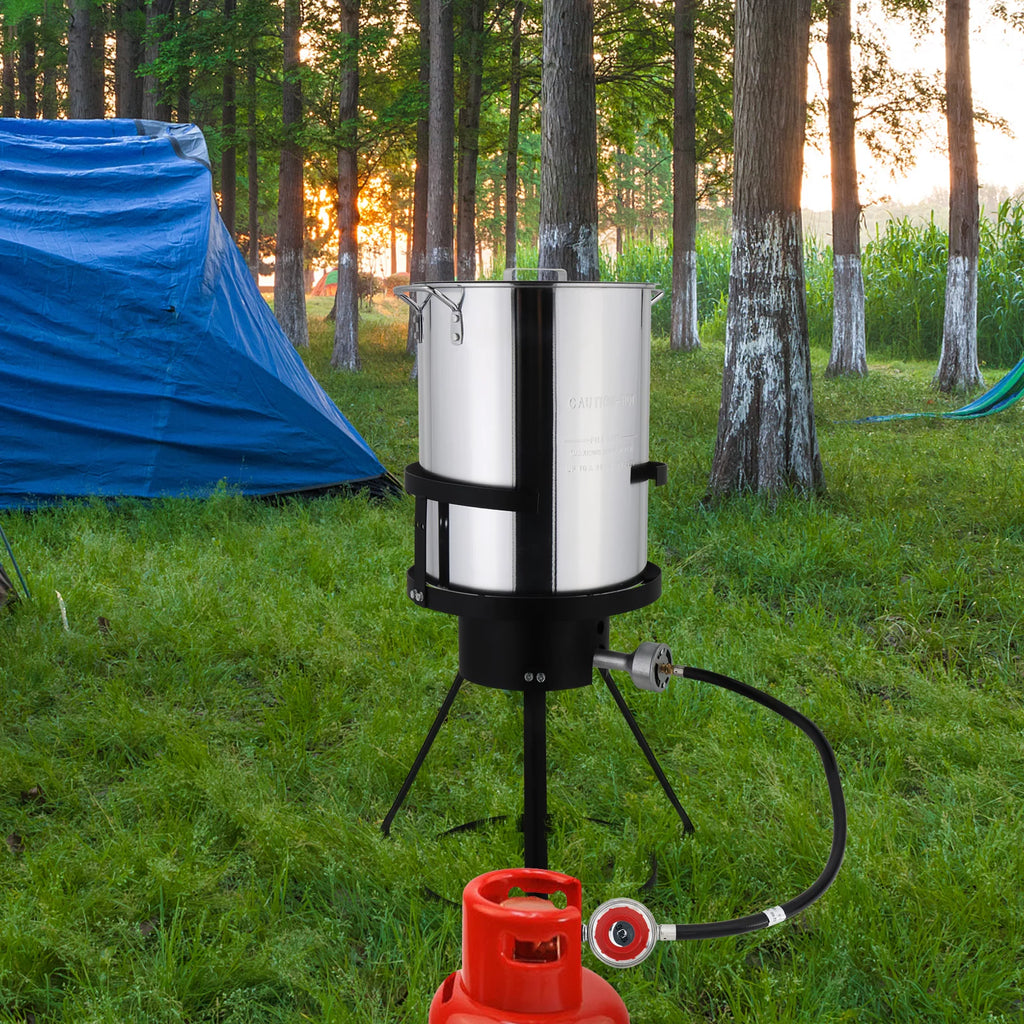 30qt Aluminum Propane Outdoor Fryer S42415