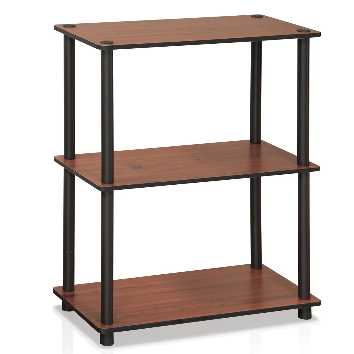 3-Tier Dark Cherry Shelf Display Rack Q3880