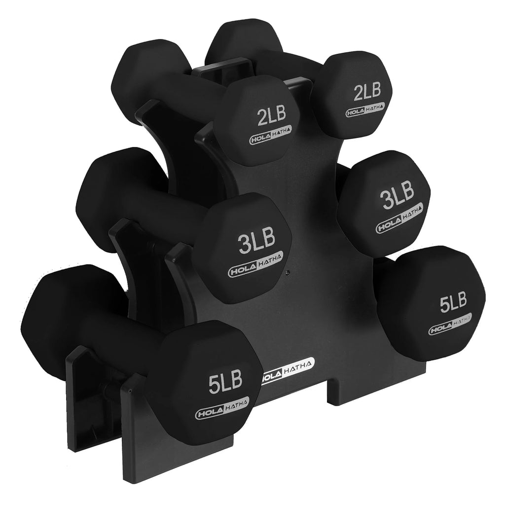 Neoprene Dumbbell Set with Rack K71505