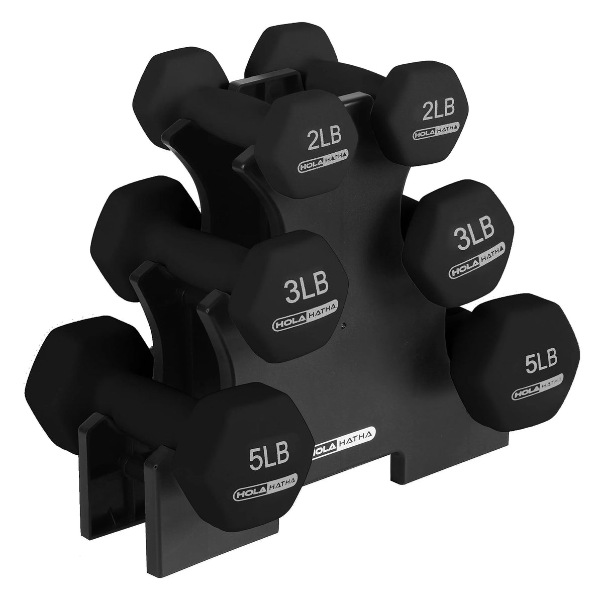 Neoprene Dumbbell Set with Rack K71505
