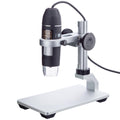 200X 2MP 8-LED Zoom USB Digital Microscope with Metal Stand A498
