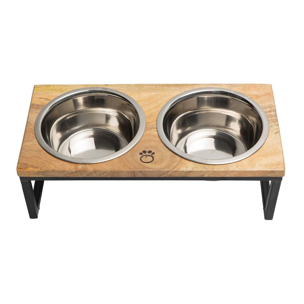 Elevated Wood & Metal Feeder Q877