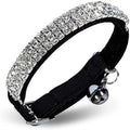 Soft Velvet Adjustable Cat Collar with Bells I142