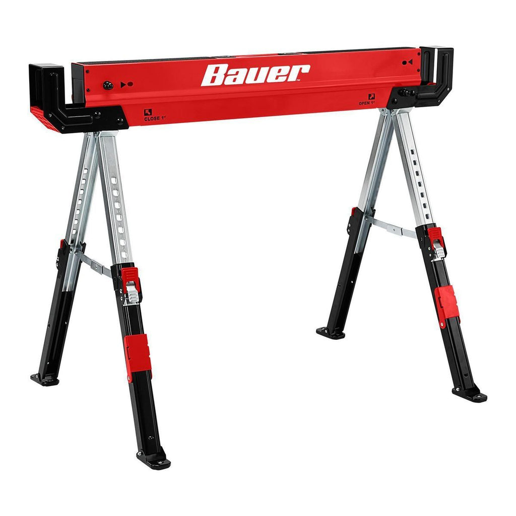 32 in. Steel Adjustable Sawhorse, 1300 lb. Capacity T74893