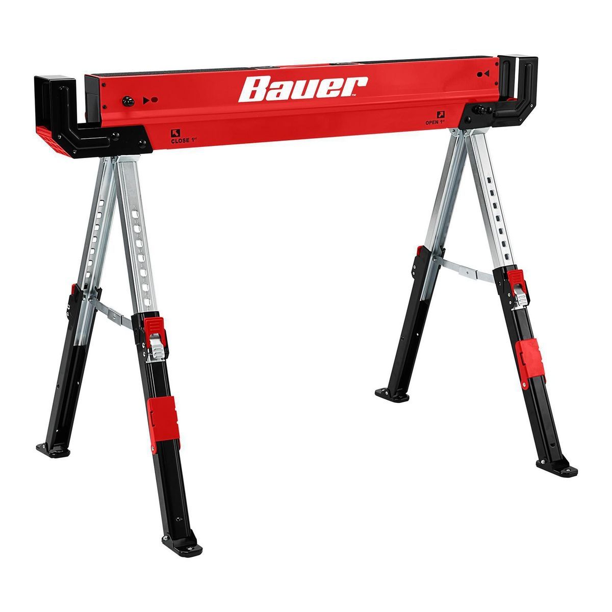 32 in. Steel Adjustable Sawhorse, 1300 lb. Capacity T74893