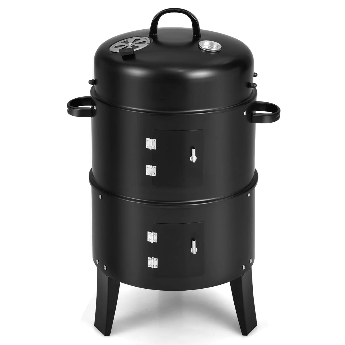Charcoal Smoker Grill with Detachable 2 Layer C416
