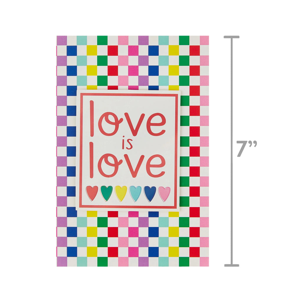 Valentine's Day Greeting Card, Multi-Color, 1 Count E258228