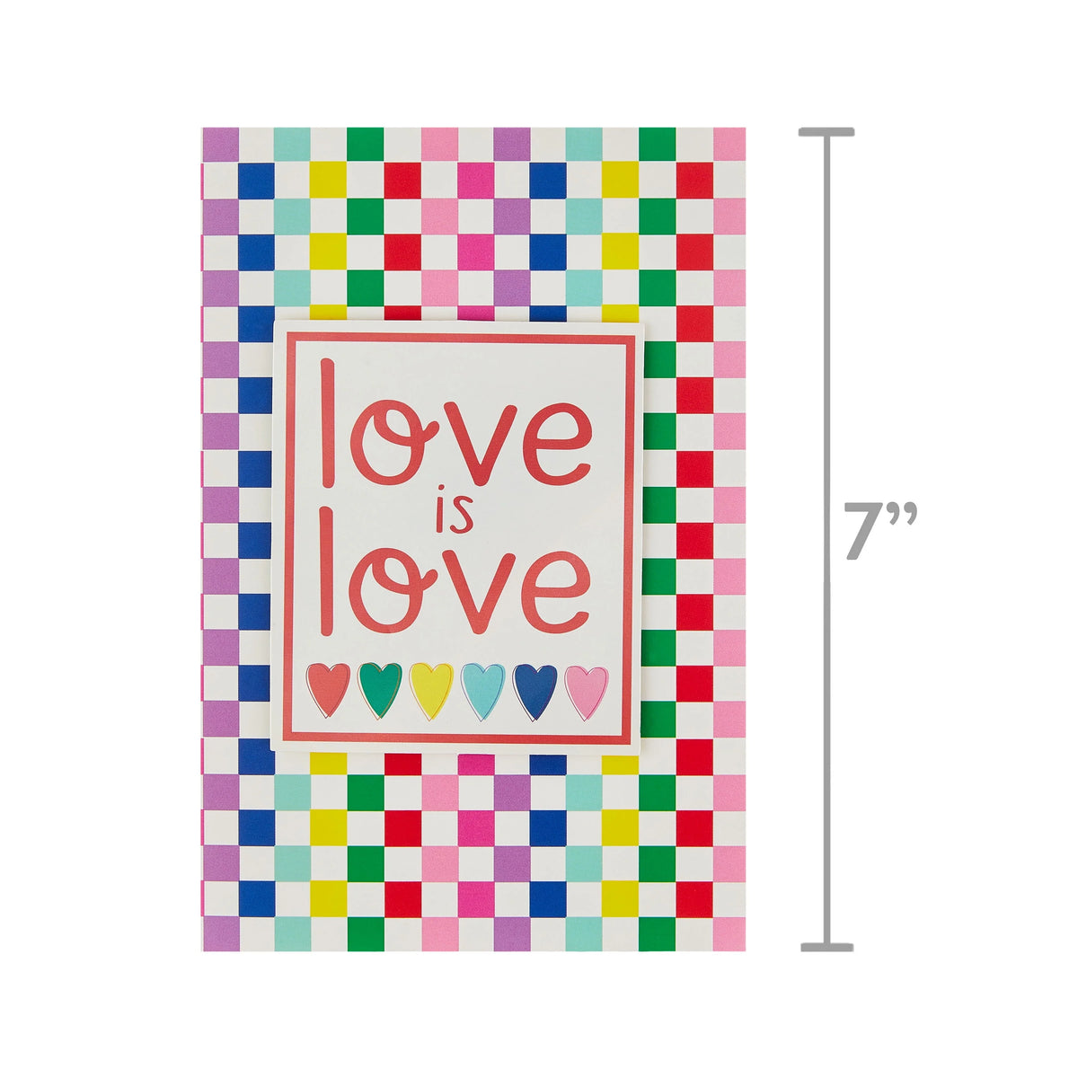 Valentine's Day Greeting Card, Multi-Color, 1 Count E258228